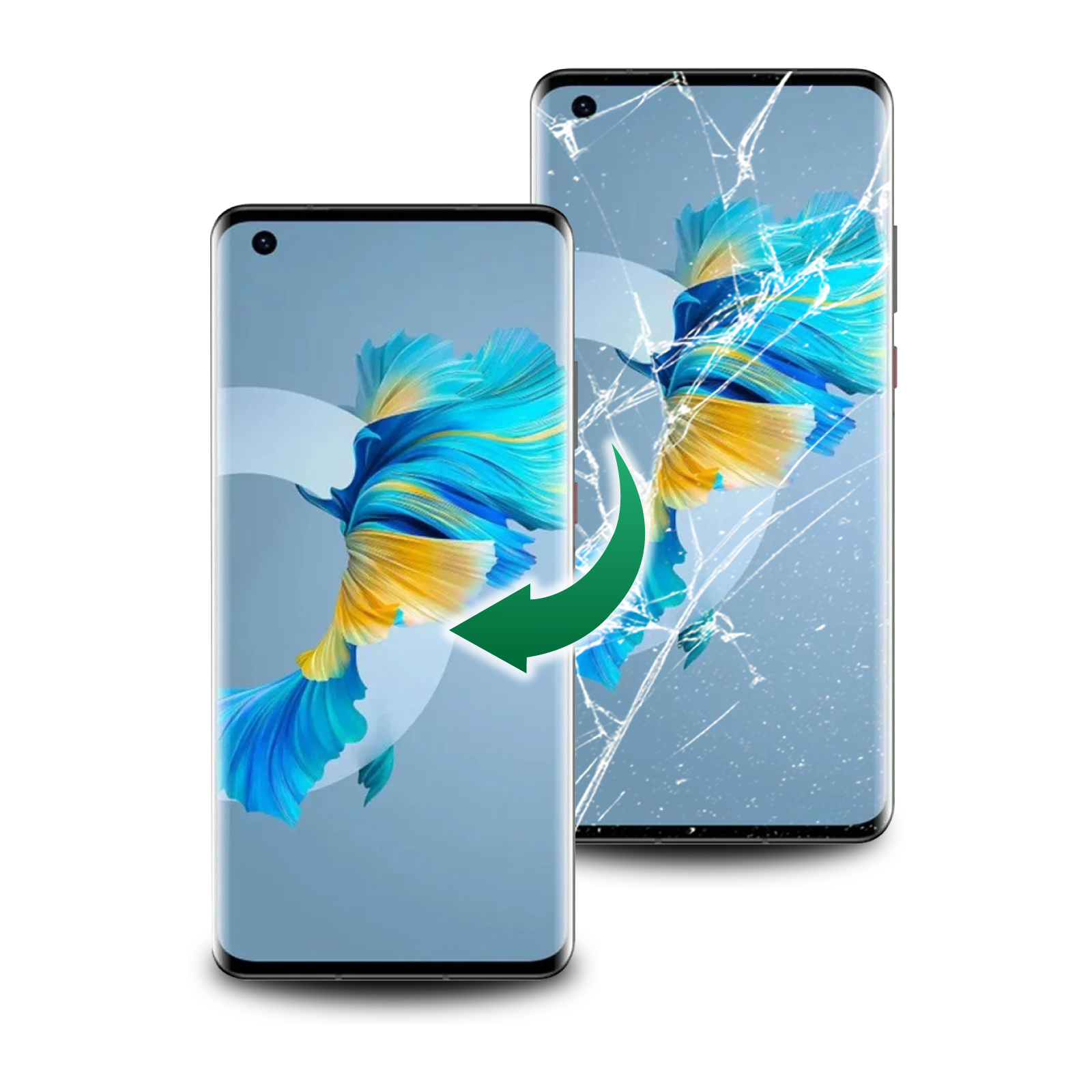 Huawei Mate 40 Frontglas Reparatur