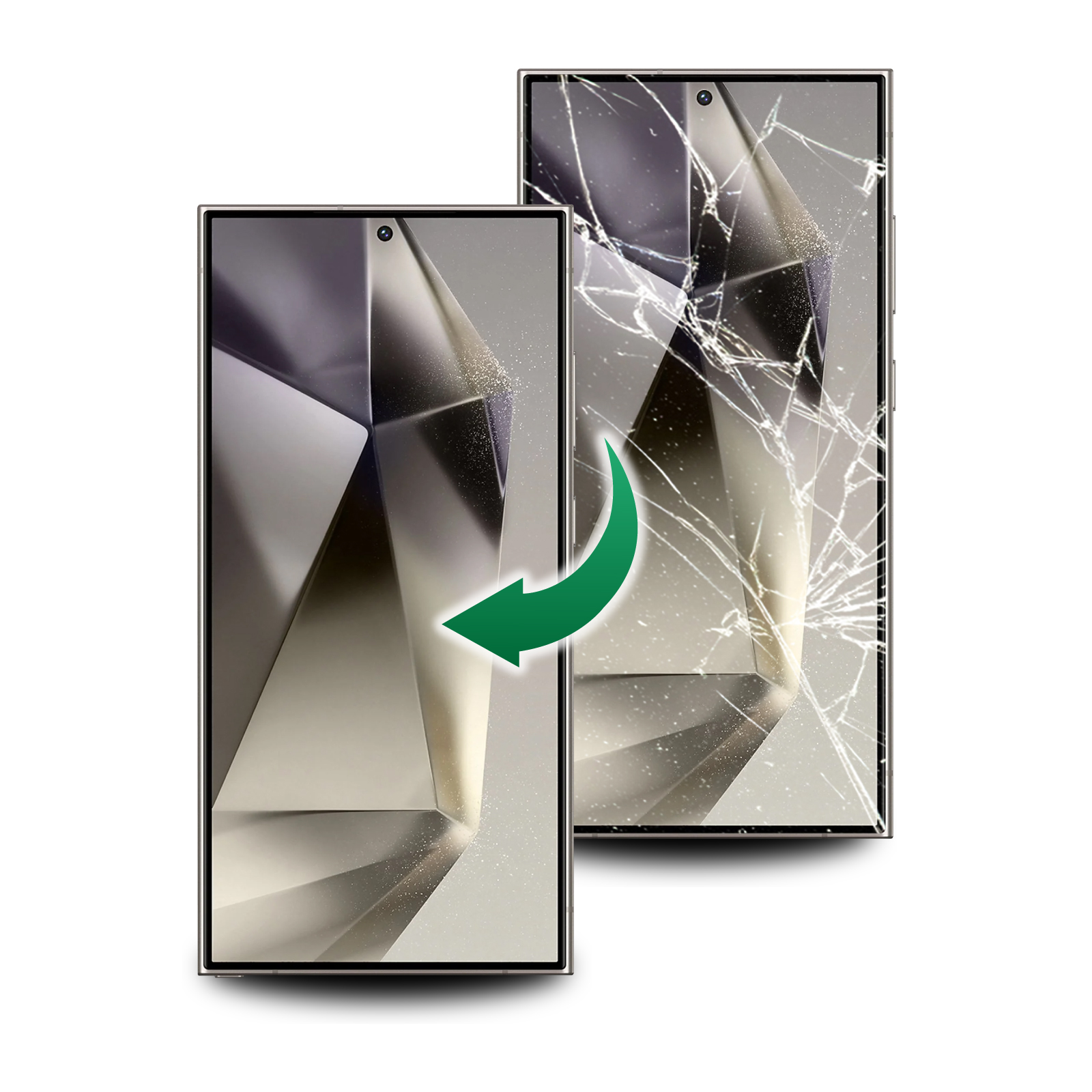 Samsung Galaxy S24 Ultra Frontglas Reparatur