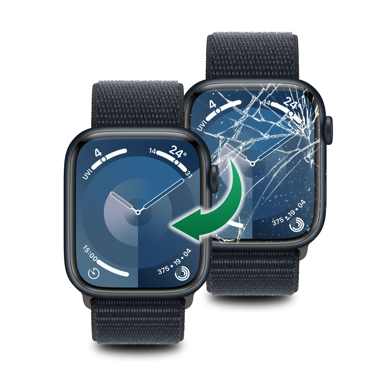 Apple Watch 9 Frontglas Reparatur